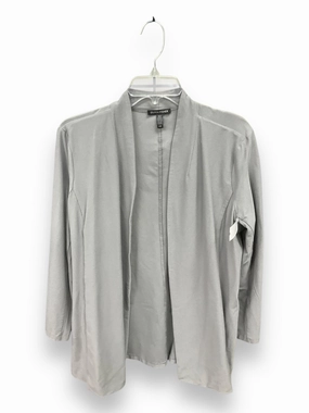 Ultraviolet Protection Fabric AntiOdorTechnology Cardigan By Eileen Fisher In Grey, Size: L