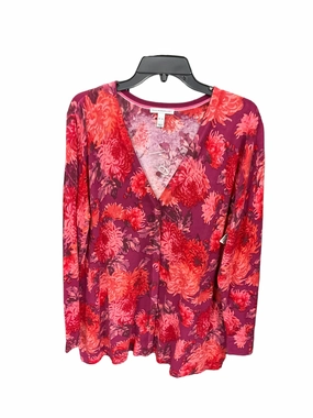 Cardigan By Isaac Mizrahi Live Qvc  Size: Xl Yarn Dyed Stripes