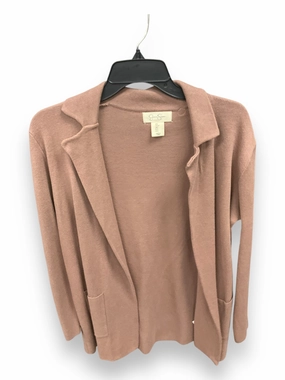Rolled Hem Detailing Cardigan By Jessica Simpson In Brown, Size: S