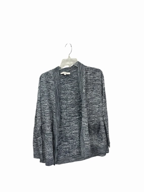 Resilient Fabric Blend Cardigan By Loft In Blue, Size: L