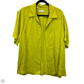 Top Short Sleeve Designer By Sandro In Green, Size: Xl Chic Cut