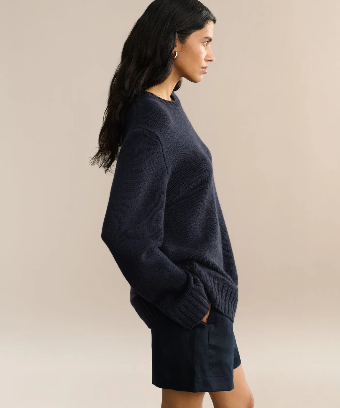 Cashmere Amelia Crewneck Comfortable Choice