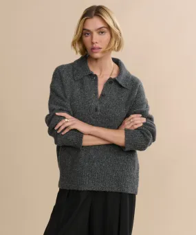 Perfect Layering Cashmere Burke Polo