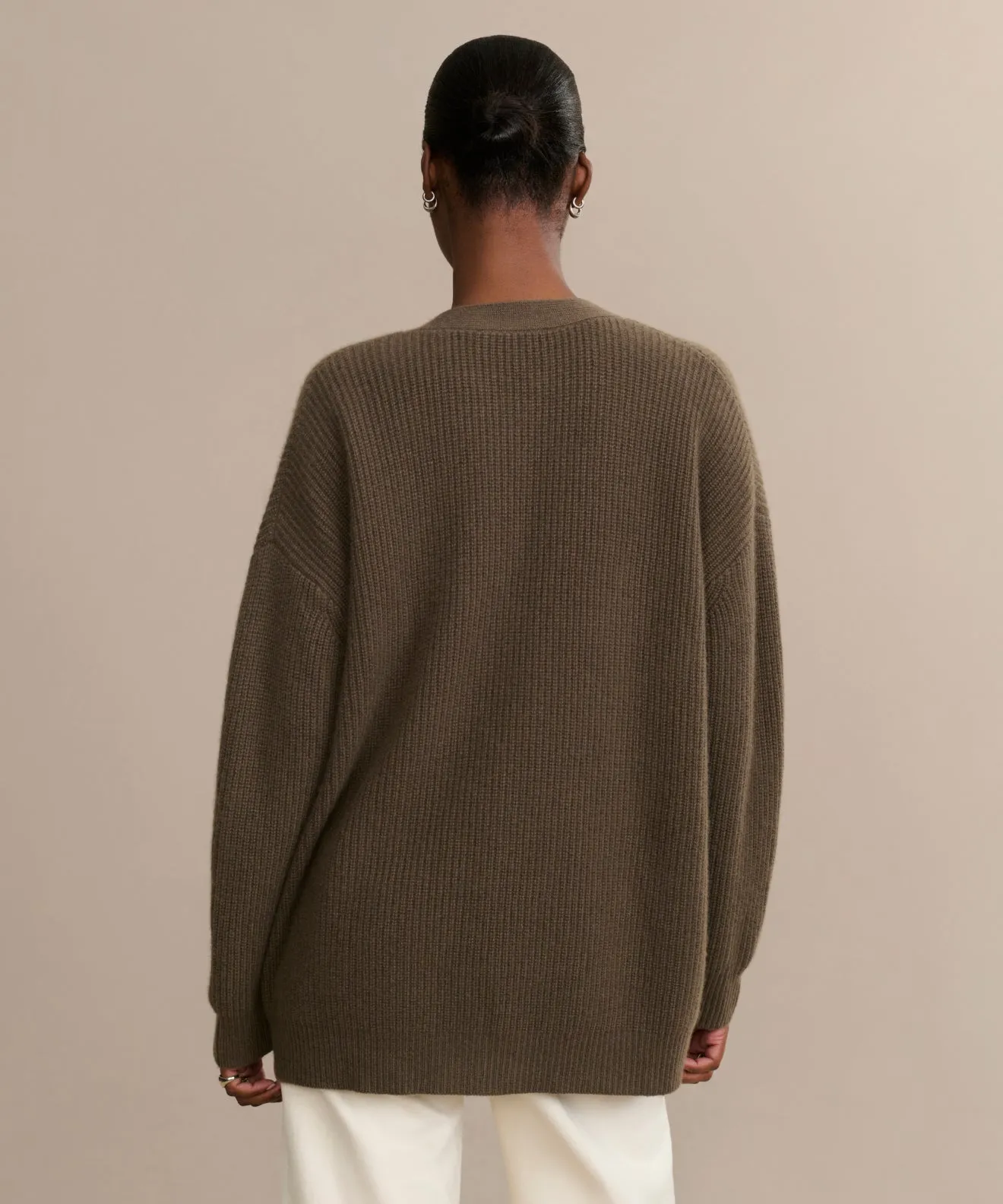 Soft comfort layer Cashmere Cocoon Cardigan