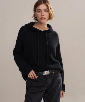 Cashmere Fisherman Hoodie Snuggle Fit