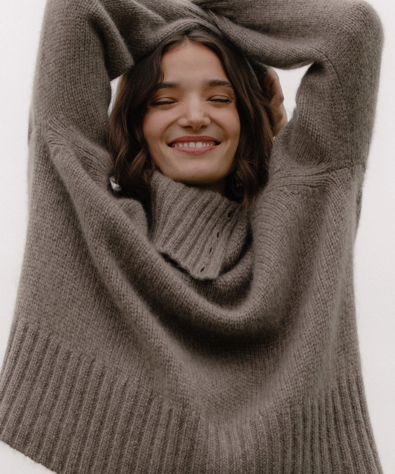 Cashmere Jackie Sweater Layered Wearable Cozy Layer