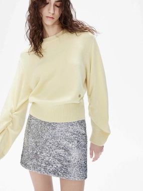Layered Protection Design Cashmere Knitted Sweater