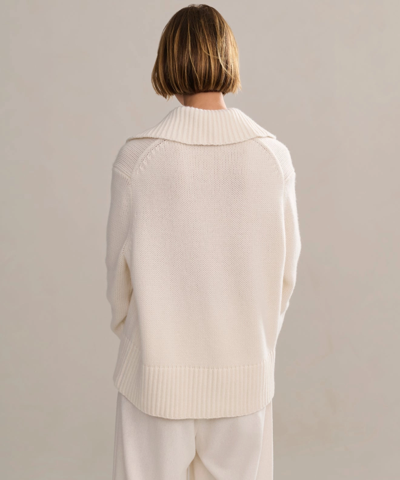 Cashmere Phoebe Polo Chill Mode Knit Fit