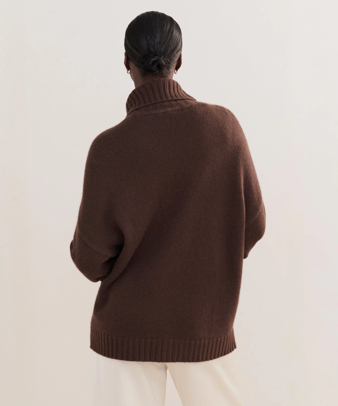 Moisture Wicking Technology Trendy Design Cashmere Porter Turtleneck
