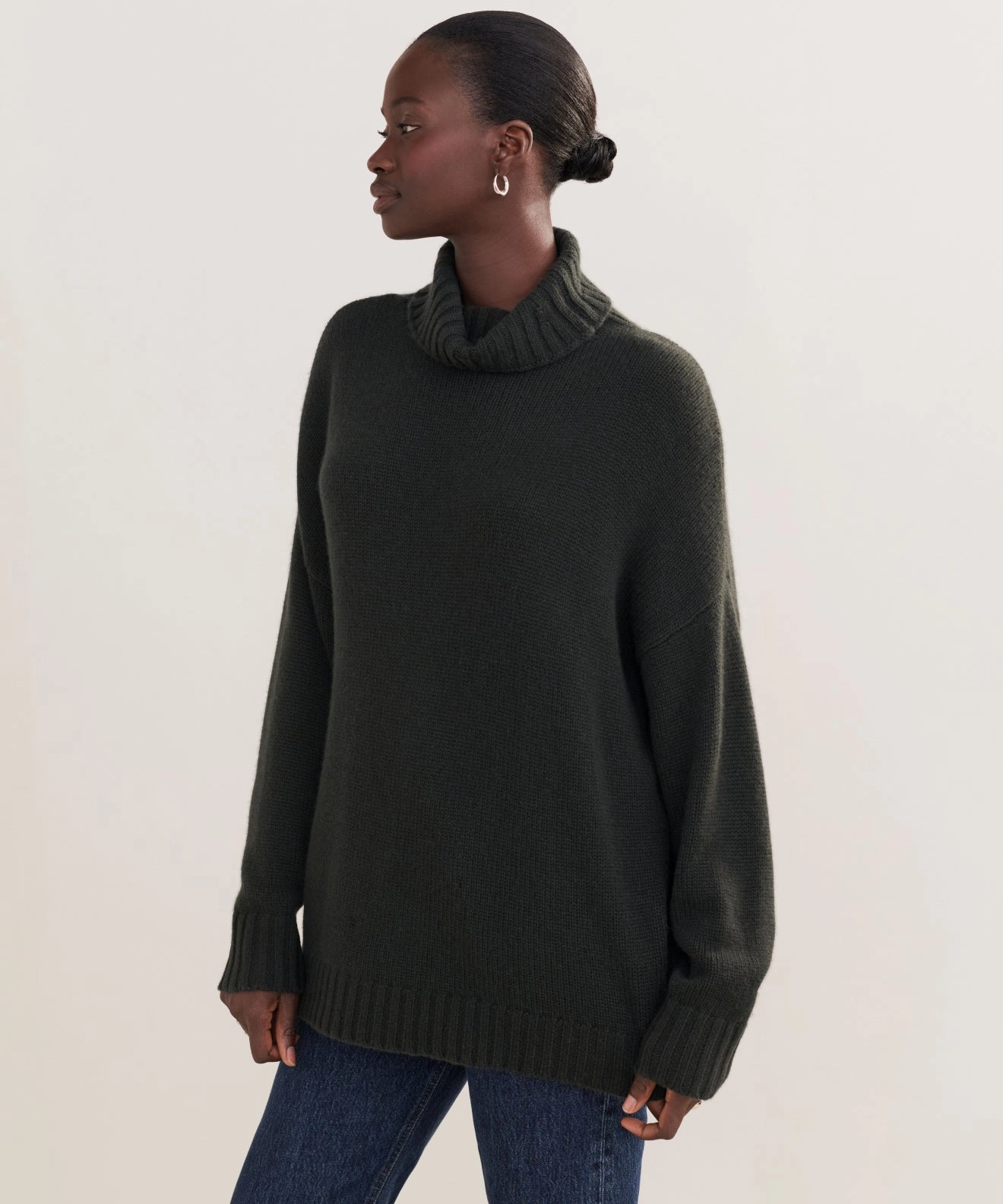 Breathable Comfort Fit Cashmere Porter Turtleneck