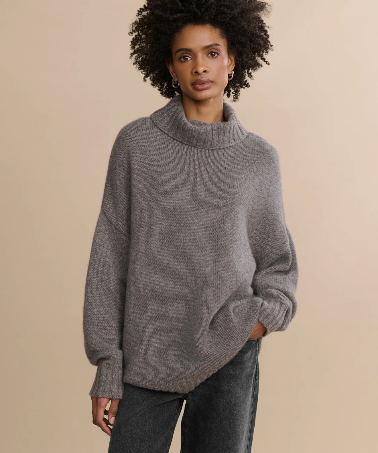 Breathable Layer Wear Cashmere Porter Turtleneck