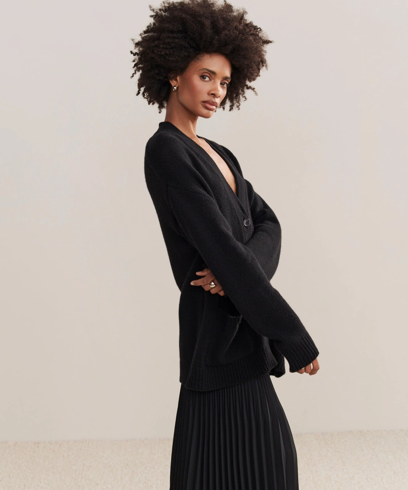 Perfect Layers Cashmere Spencer Cardigan