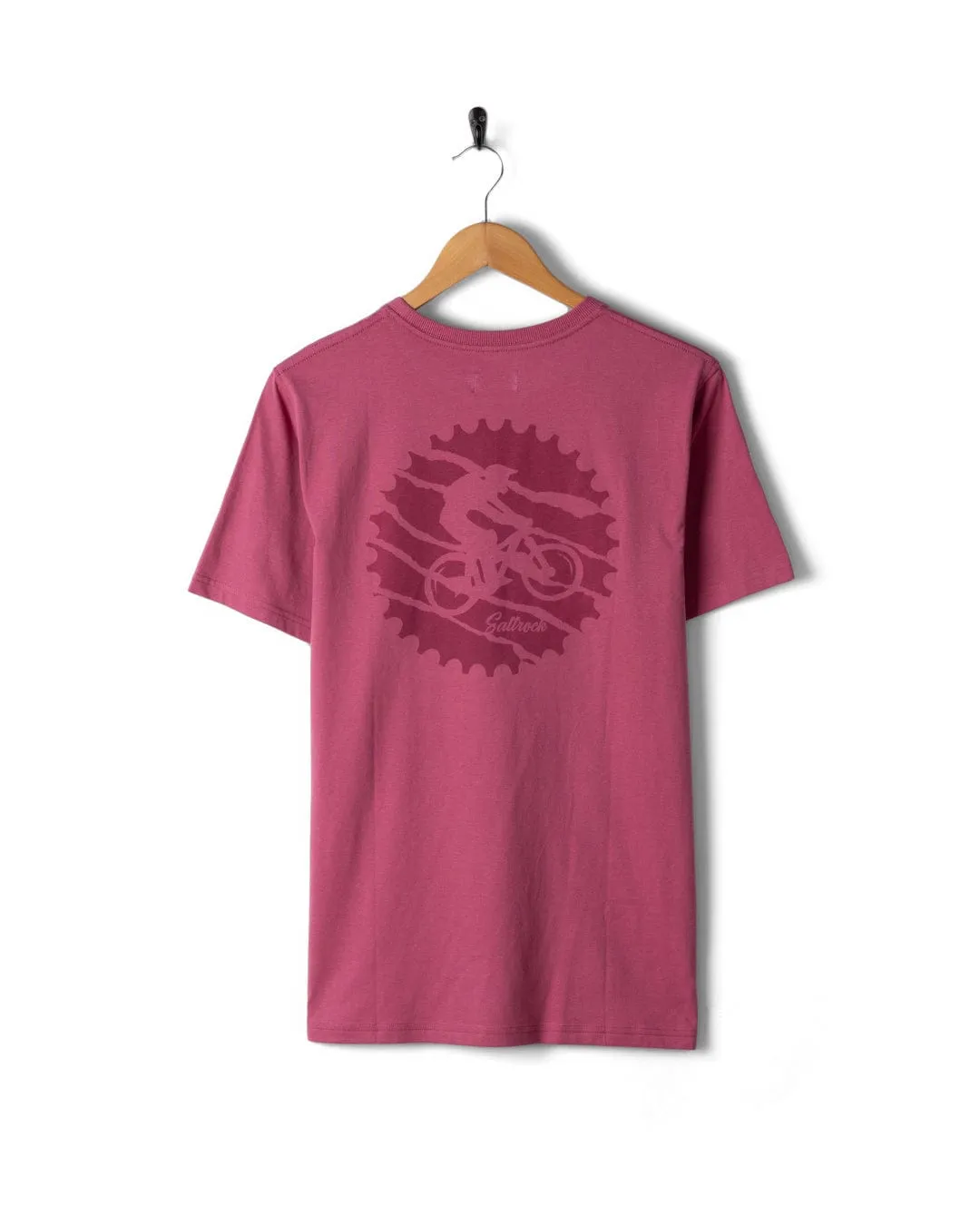 Mtb Tonal - Mens Short Sleeve T-Shirt - Pink Multi Panel Structure