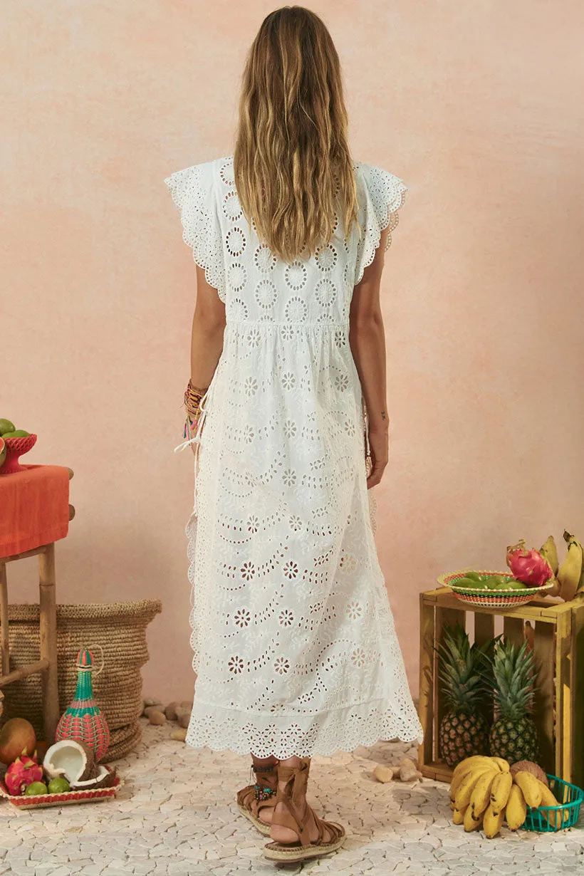 Lightweight Feel Calm Aesthetic Yaya Lace Kaftan