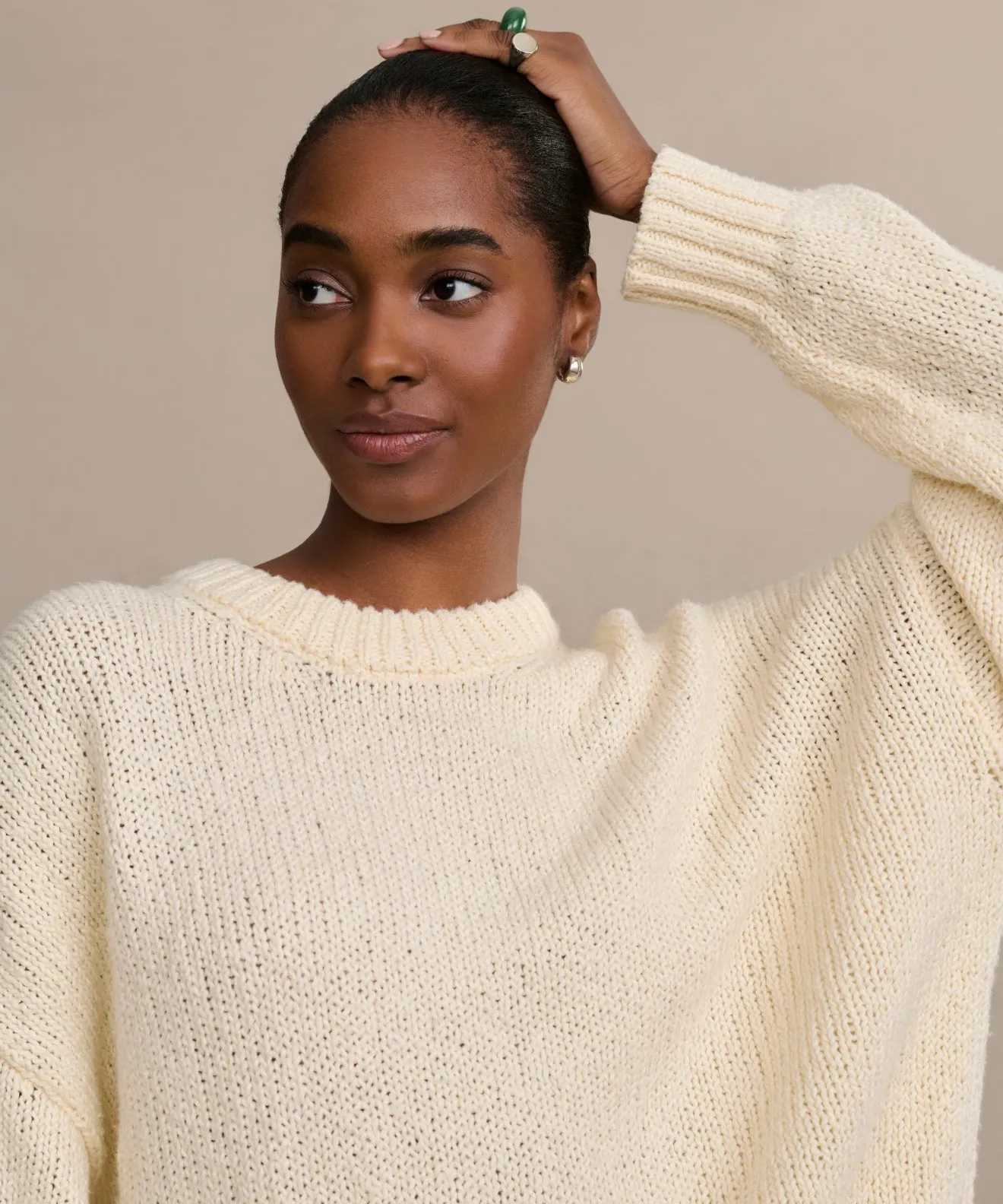 Non Static Fiber Tech Foster Cotton Sweater