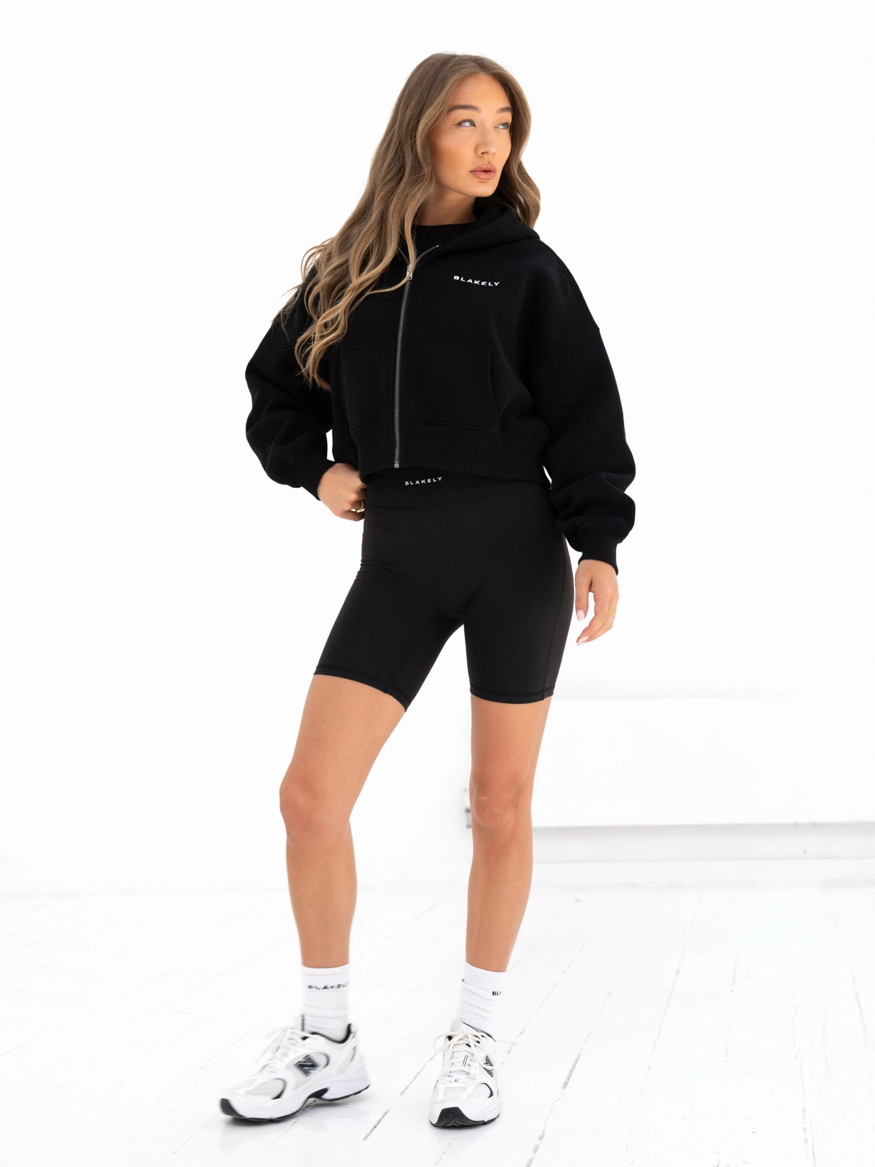 Blakely Full Zip Hoodie - Black Customer Favorite