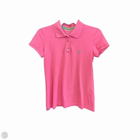 MidweightJersey Top Short Sleeve By Lilly Pulitzer In Pink, Size: S