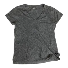 Top Short Sleeve Designer By Madewell In Grey, Size: S Slim Waistband