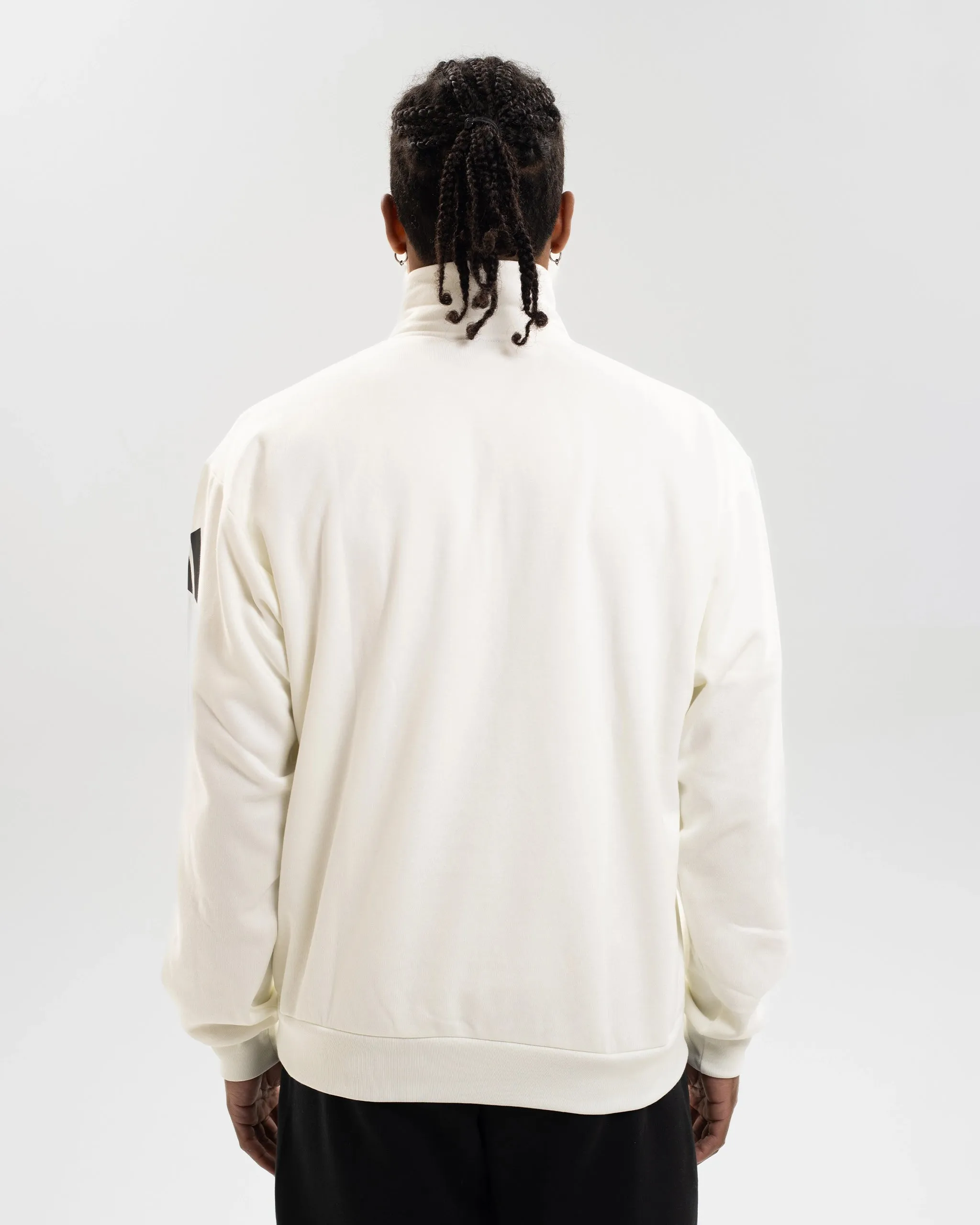 Newcastle United adidas Men's Off White Sweatshirt Effortless Comfort Snug Layers