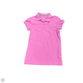 Top Short Sleeve Designer By Lilly Pulitzer In Pink, Size: M Seasonal Layering High-End Quality