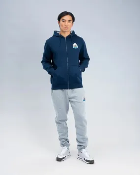 Newcastle United Men's Navy Terrace Full Zip Hoodie Timeless Appeal