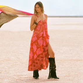 Silky Movement Libertine Strappy Maxi Dress