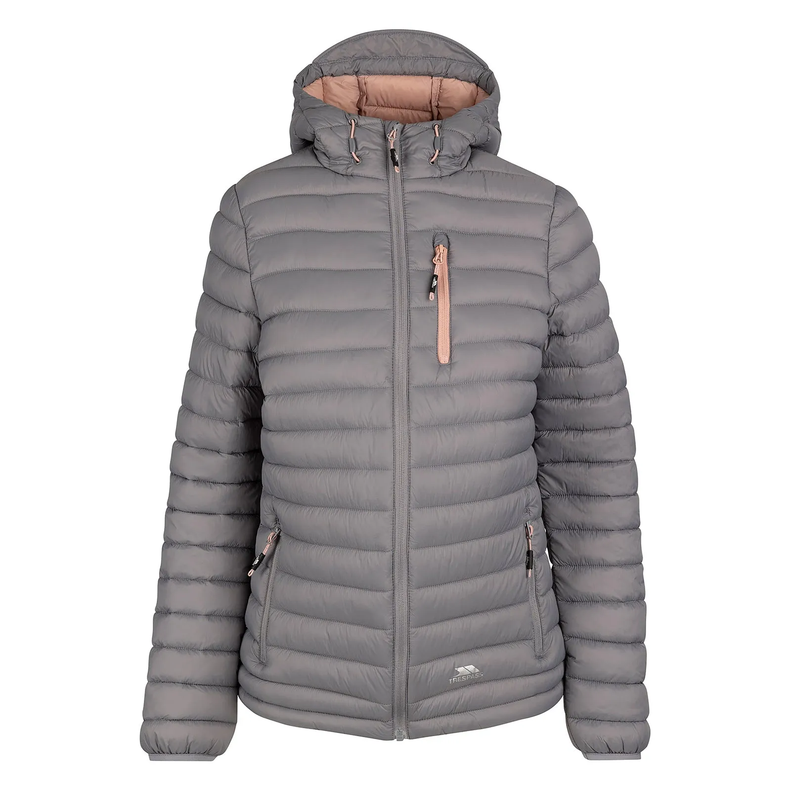 Trespass Womens Lenka Polyester Down Padded Jacket Soft Lined Interior