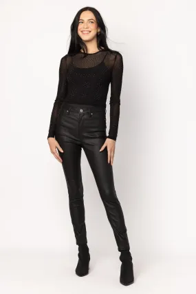 Travel Ready Almost Famous Coated High-Rise Skinny