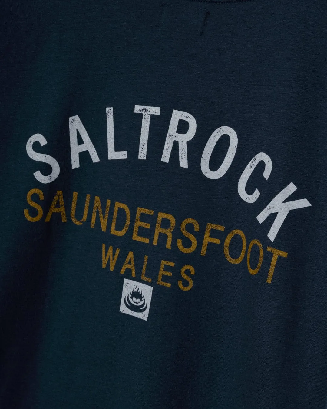 Lightweight Comfort Sport Performance Location Saundersfoot - Mens T-Shirt - Blue