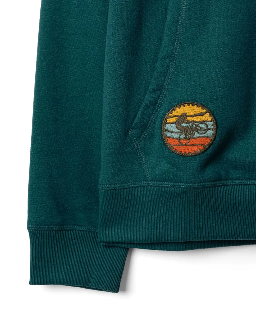 Patch - Mens Pop Hoodie - Teal Fit Comfort Wear Knitwear Design