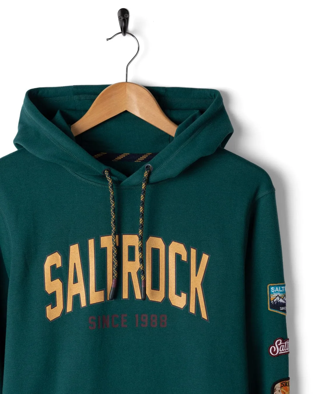 Patch - Mens Pop Hoodie - Teal Quick Fit Multipanel Construction