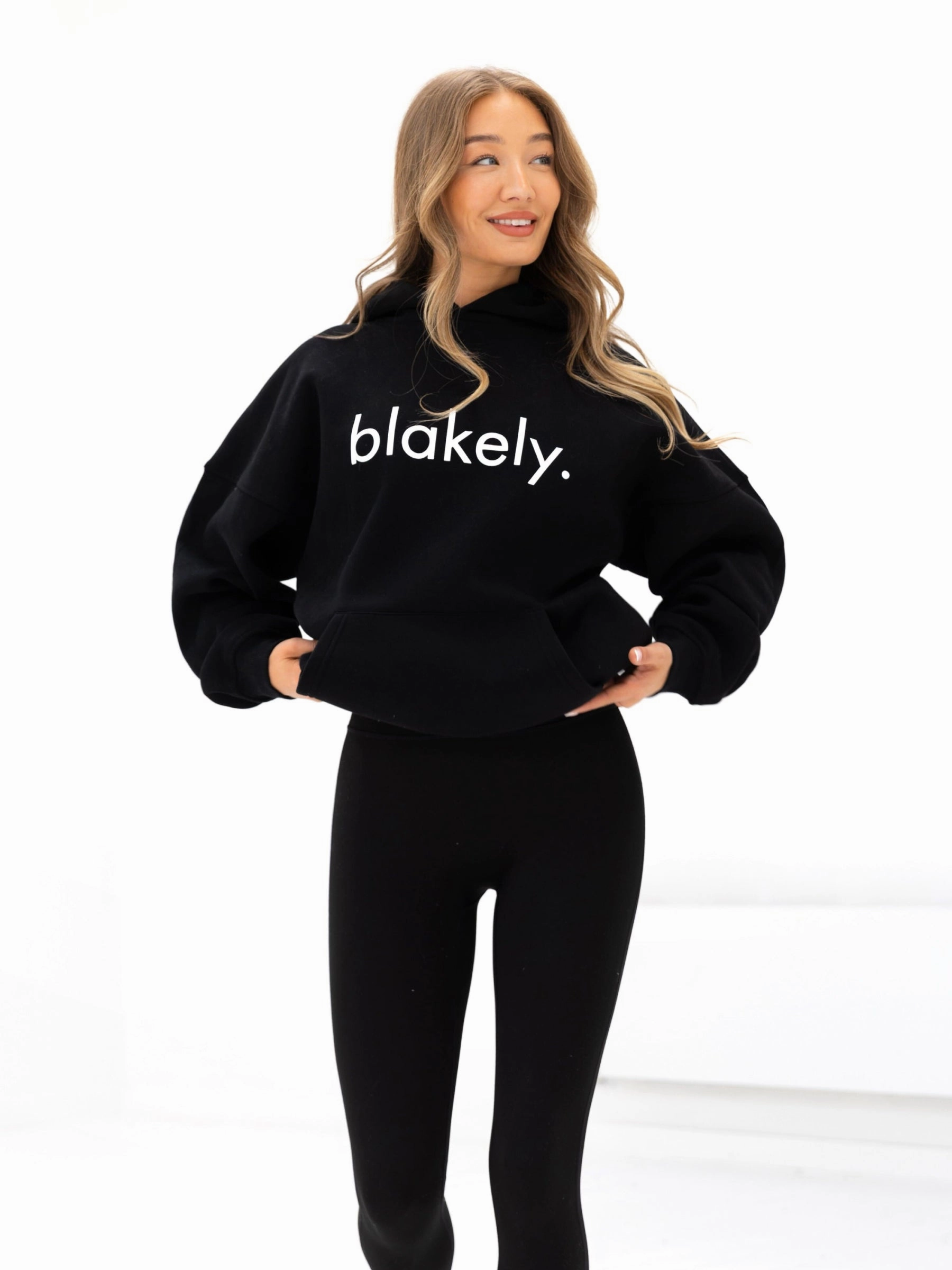 Logo Oversized Hoodie - Black DIY wear