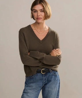 Flynn Cashmere Sweater Trendy Layering Essential Knitwear