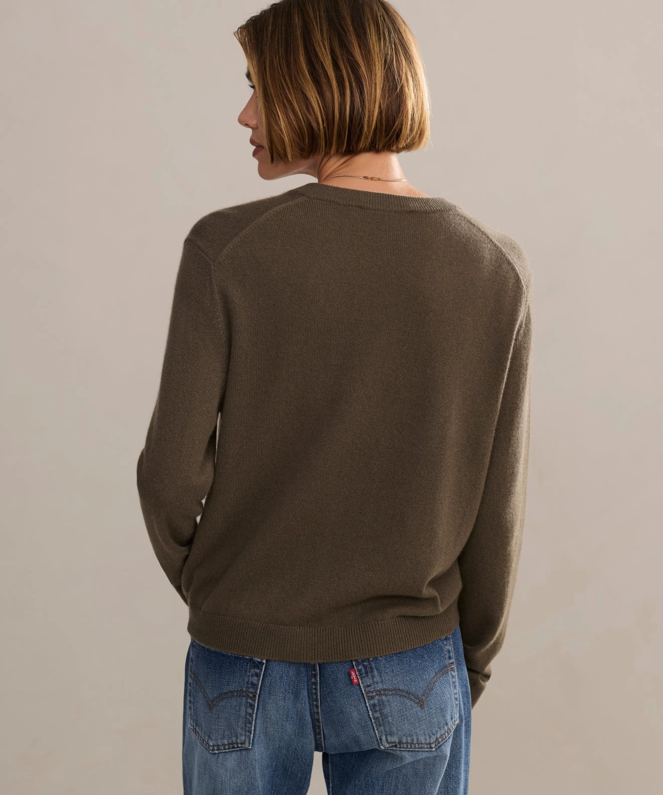 Cold-weather knit Relaxed Comfort Wear Flynn Cashmere Sweater