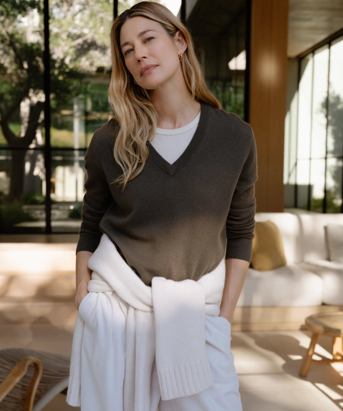 Flynn Cashmere Sweater Hypoallergenic Wool Mix