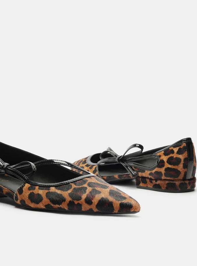 Tessa Leather Ballet Practical Slip-Ons