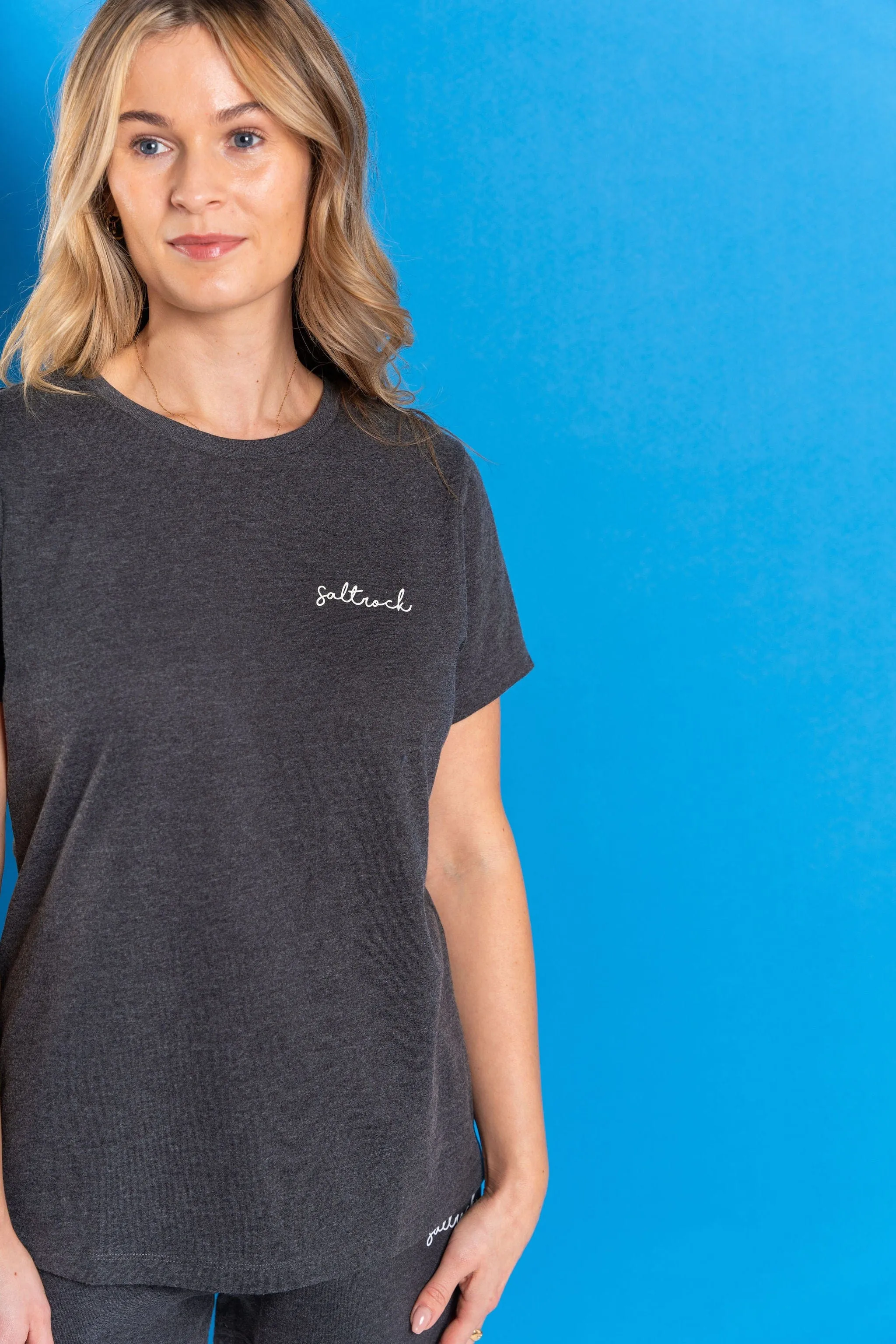 Velator - Womens Short Sleeve T-Shirt - Dark Grey Sport Flex