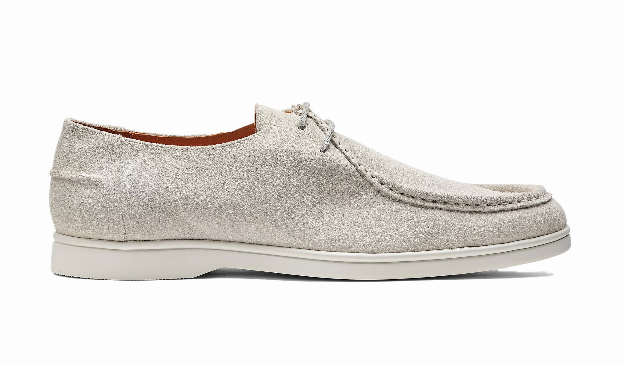 Tailored Suit Footwear Choice Vigo - White Suede White Sole