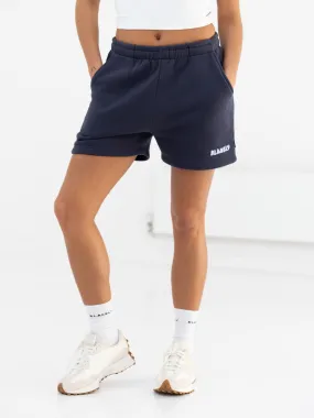 High-waisted All Comfort Cloud Print Jogger Shorts - True Navy