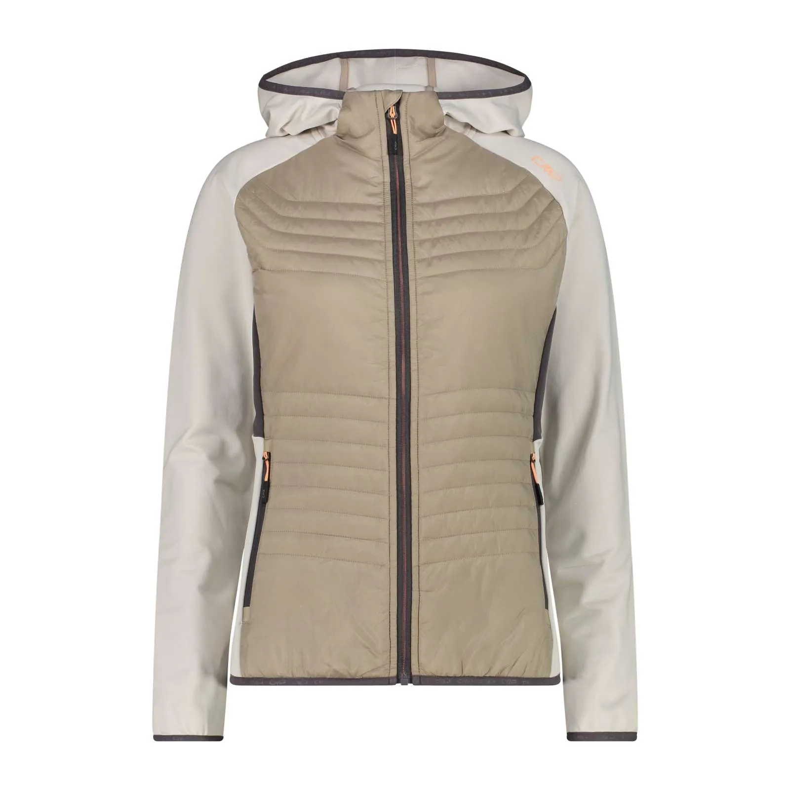 DualLayer Weave Timeless Fit Style CMP Womens Unlimitech Hybrid Performance Padded Jacket