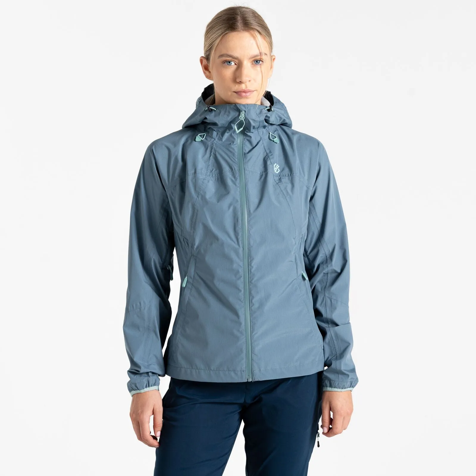 Minimal Detailing Structured Casual Fit Dare 2b Womens Torrek Breath Easy Waterproof Jacket