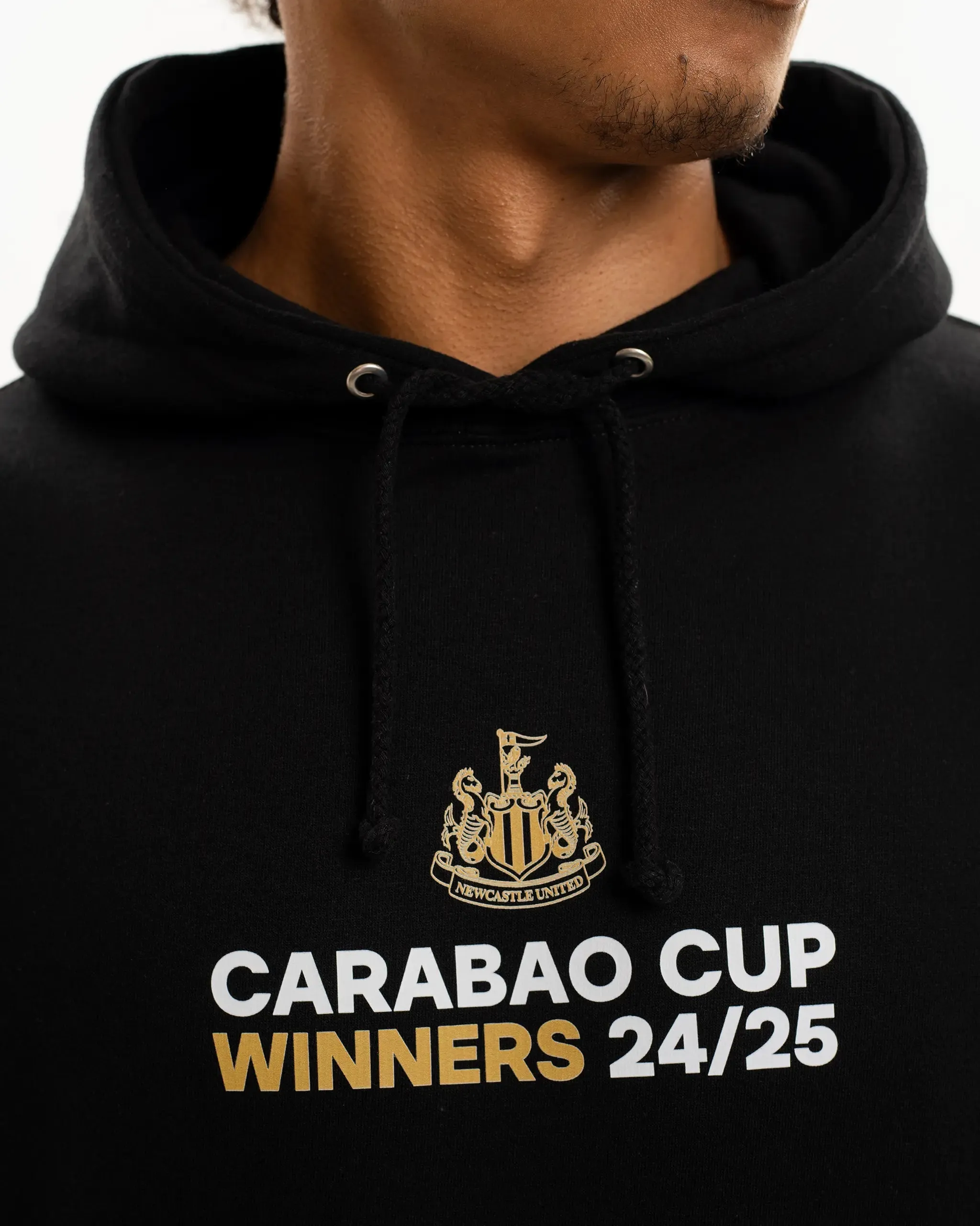 Comfort Stretch Fit Newcastle United Carabao Cup 2025 Winners Hoodie