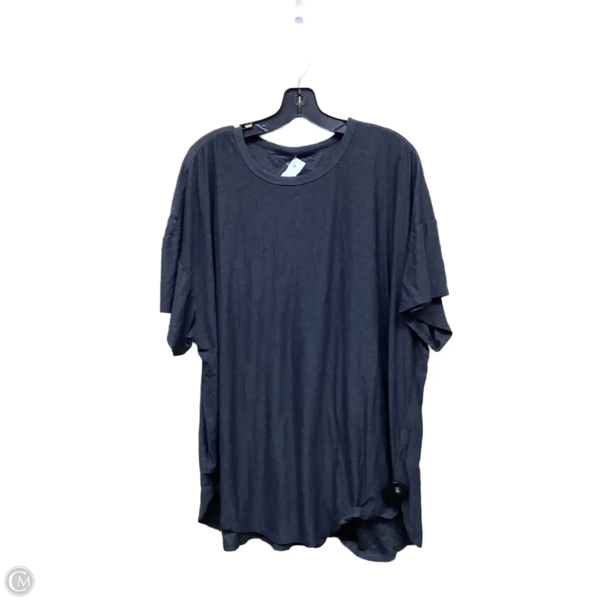 Athletic Top Short Sleeve By Old Navy In Grey, Size: 2x TaglessLabel Soft touch finish