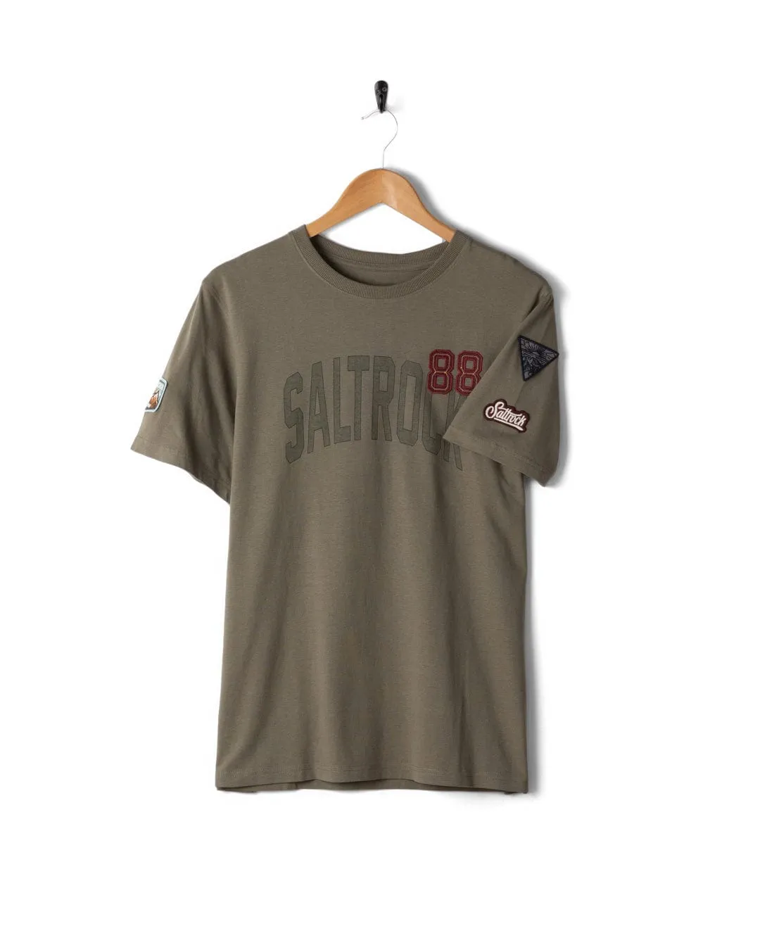 Patch - Mens Short Sleeve T-Shirt - Green Award-winning