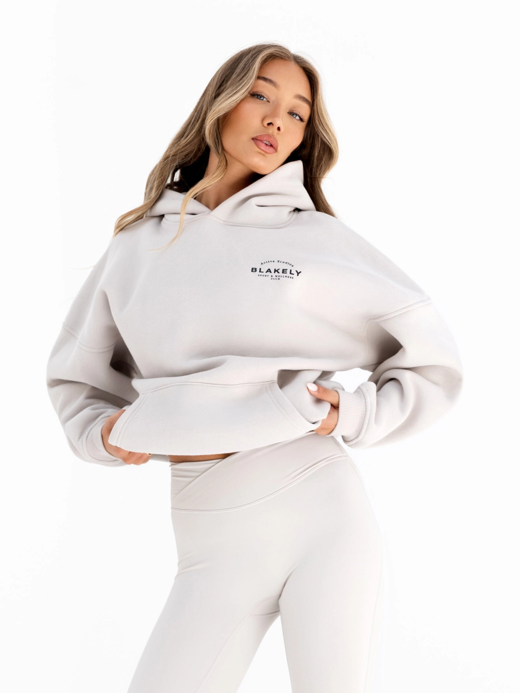 Ethical Make Active Wear Active Studios Oversized Hoodie - Ivory