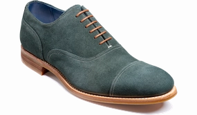 Spanish Leather Oxfords Pullman - Bottle Green Suede