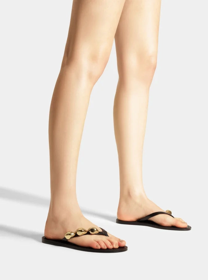 Stylish Basic Footwear Sling Back Sunny Leather Flat
