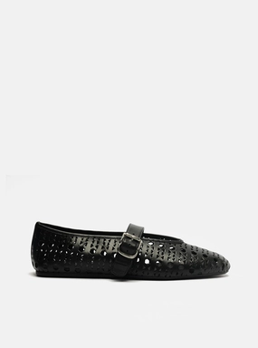 Amber Leather Ballet Main Lane TPU sole