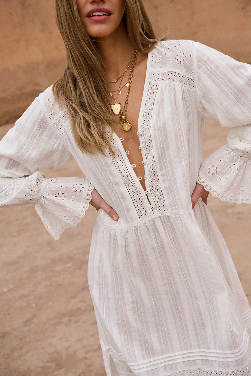 Wedding guest Shimmer-Finish Whimsy Garden Lace Gown