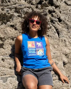 Quick-Drying Shirt Vacay - Womens Vest - Blue
